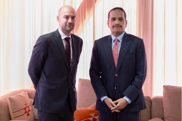 Al Sani, Fransa Dışişleri Bakanı Barrot ile görüştü