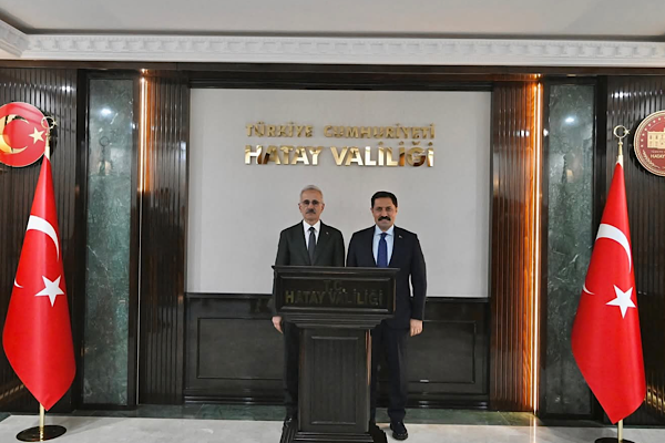 Bakan Uraloğlu’ndan Hatay Valiliği’ne ziyaret