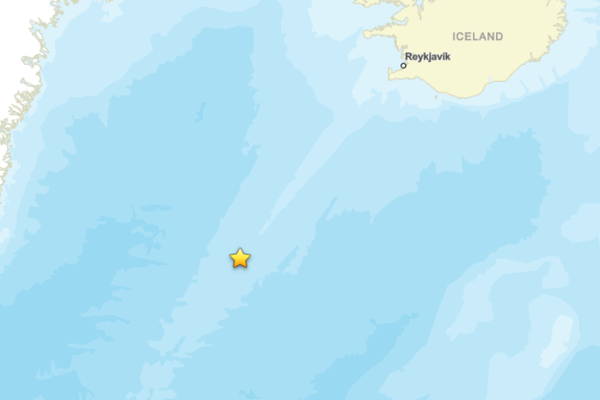 Reykjanes Sırtı'nda deprem