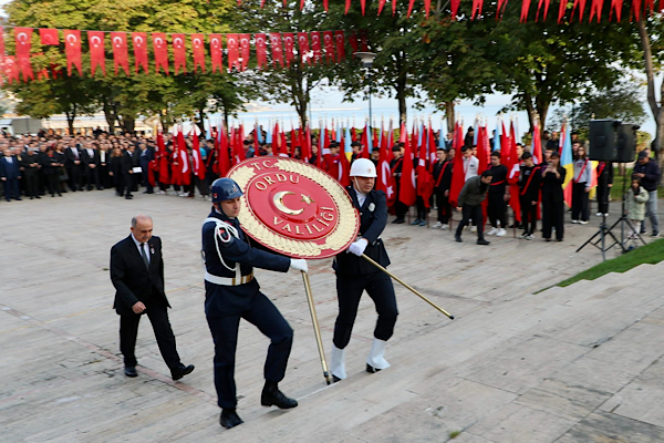 Ordu’da 10 Kasım Atatürk’ü anma programı düzenlendi