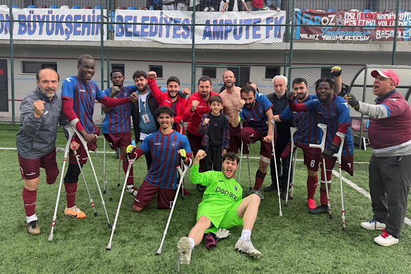  Trabzon Büyükşehir Belediye Ampute Futbol Kulübü, Gebze Ampute Futbol Kulübü'nü yendi
