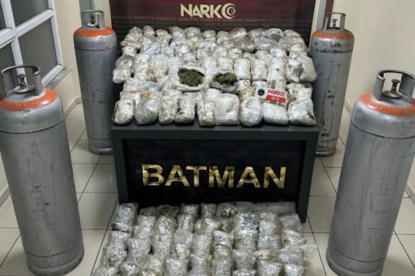 Batman'da 87 kilo 500 gram skunk ele geçirildi