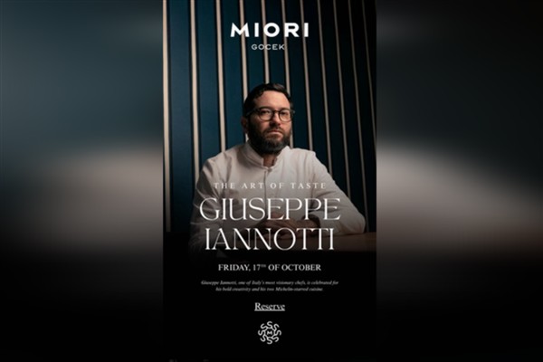 MIORI’de iki Michelin yıldızlı şef Giuseppe Iannotti’den özel bir deneyim