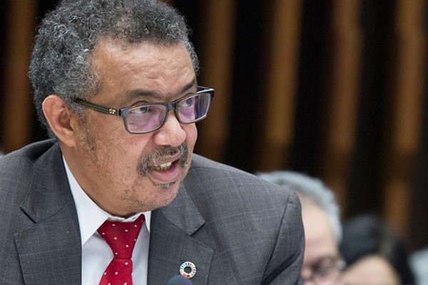 Ghebreyesus, Japonya Sağlık Bakanı Kenichiro Ueno ile görüştü 