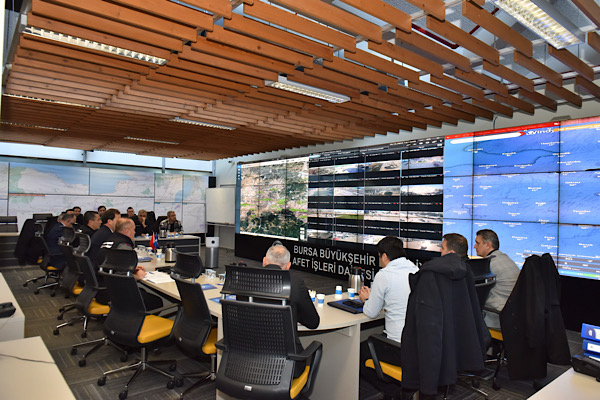 Bursa’da kışa hazırlık tatbikatı yapıldı