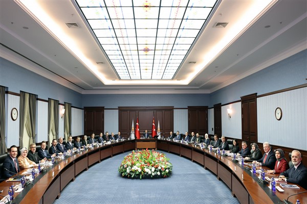 Cumhurbaşkanı Erdoğan başkanlığında AK Parti MYK toplandı