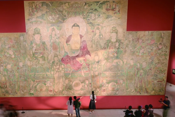 Çin’in kayıp Buda duvar resmi Beijing’de sergileniyor