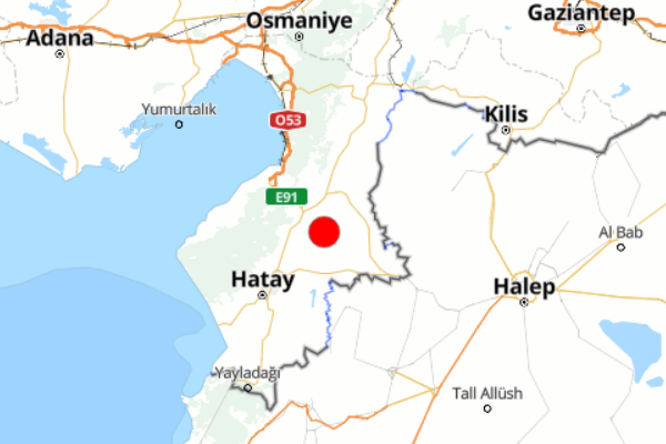 Hatay'da deprem