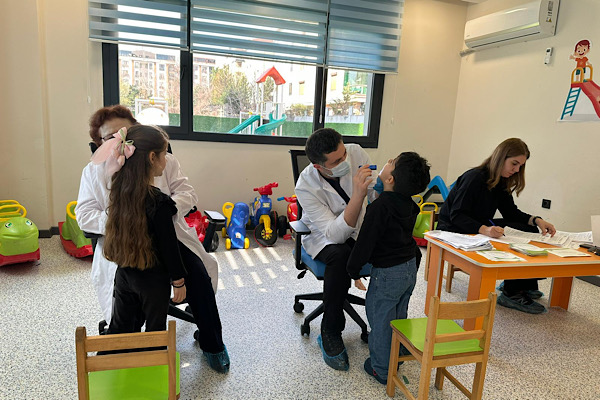 Yuvamız Bakırköy’de minik öğrencilere sağlık taraması yapıldı