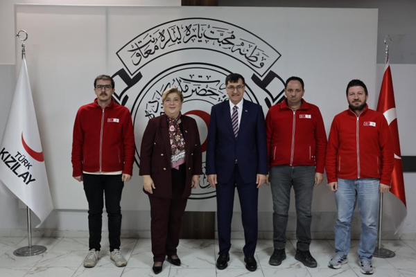 Başkan Kahveci'den Kütahya Türk Kızılay İl Merkezi Binasına ziyaret