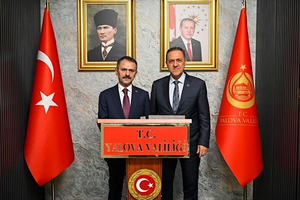 Kocaeli Valisi Aktaş’tan Yalova Valisi Usta’ya ziyaret