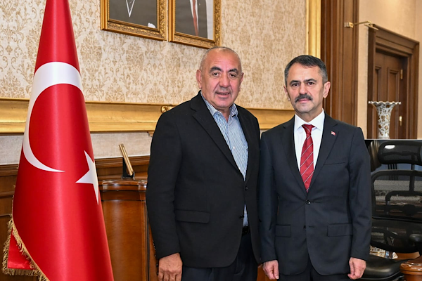 Hüsnü Öncül, Kocaeli Valisi Aktaş'ı ziyaret etti