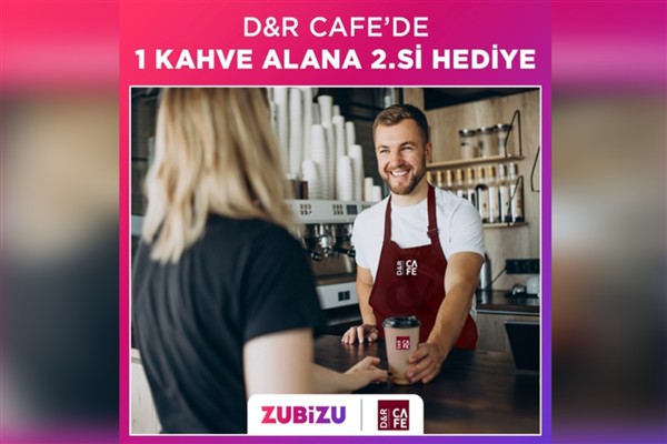 ZUBİZU’dan okuma molalarına D&R Cafe’de kahve hediyesi