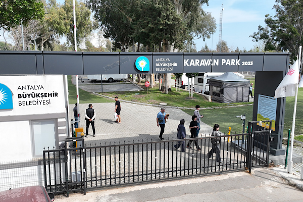 Antalya Konyaaltı Karavan Park Ramazan Bayramı'nda yoğun ilgi gördü