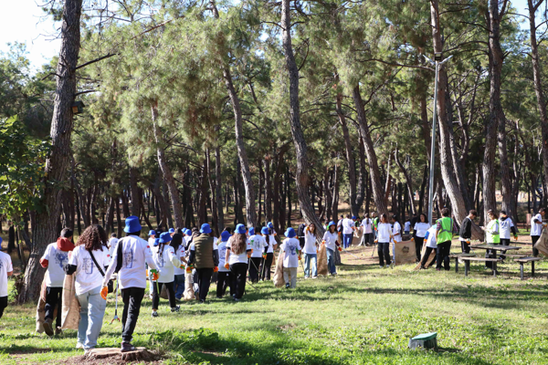 Orman ekosisteminde atıkların tehlikesi uygulamalı gösterildi