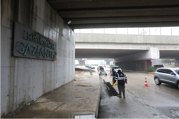 Gaziantep'te yağışlara yönelik tedbirler artırıldı