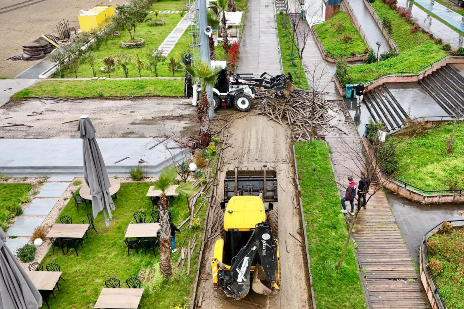 Giresun’da plajlar bölgesinde yenileme çalışması başlatıldı