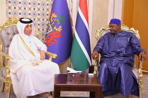 Gambiya Cumhurbaşkanı Barrow, Katar Dışişlerinden Sorumlu Devlet Bakanı ile görüştü