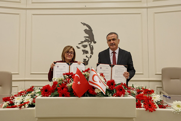  Gaziantep ile Gazimağusa arasında kardeş şehir protokolü imzalandı