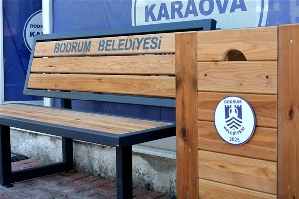 Bodrum Belediyesi'nden mobilyaları yenileme çalışmaları