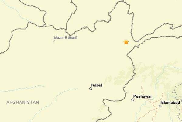 Afganistan'da deprem