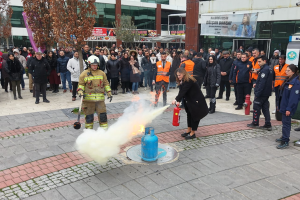 MASKİ’de yangın tatbikatı düzenlendi 