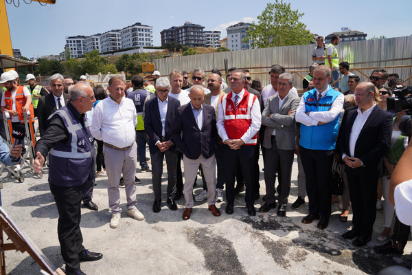İSKİ, Beylikdüzü Gürpınar Yağmur Suyu Tüneli Projesi'nin temelini attı
