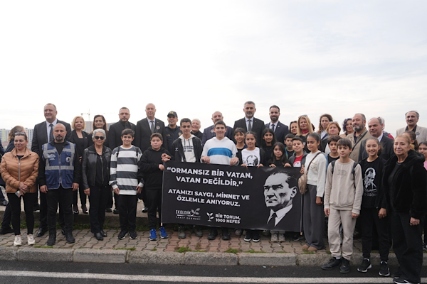 Kartal’da Atatürk anısına “Bir Tohum Bin Nefes” etkinliği düzenlendi