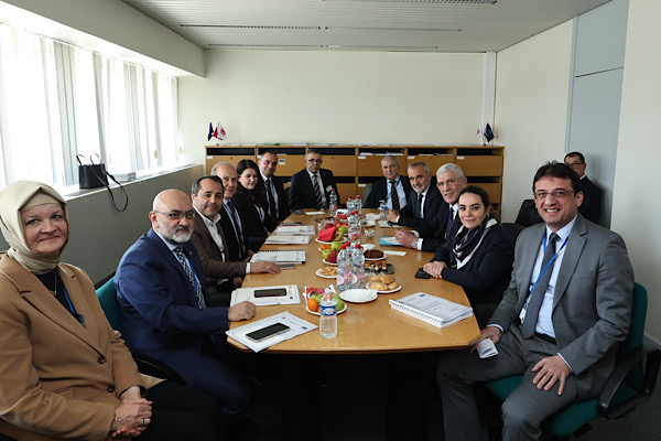 Dervişoğlu, Avrupa Konseyi Parlamenter Meclisi Türk Delegasyonu'nu ziyaret etti