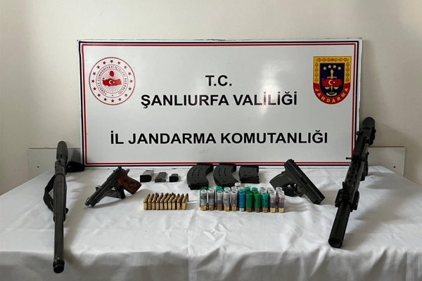 Şanlıurfa'da 3 adet ruhsatsız tabanca ele geçirildi