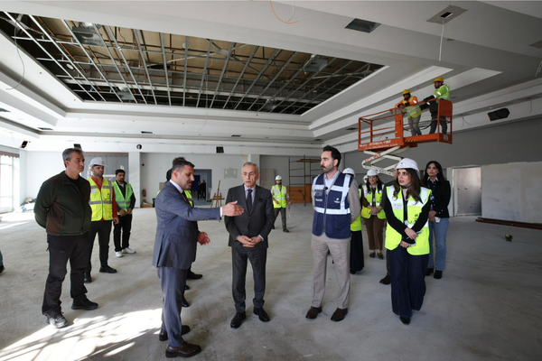 Çebi, Küçükçekmece’de kültür ve eğitim yatırımlarını inceledi