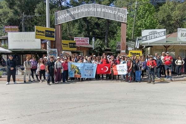 Antalya’da Yeşilçam doğa yürüyüşü düzenlendi