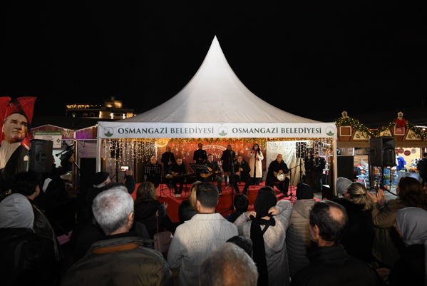 Osmangazi Meydanında yeni yıl konseri