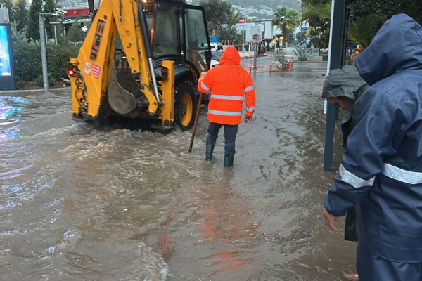 Bodrum’da metrekareye 45 kilogram yağış düştü