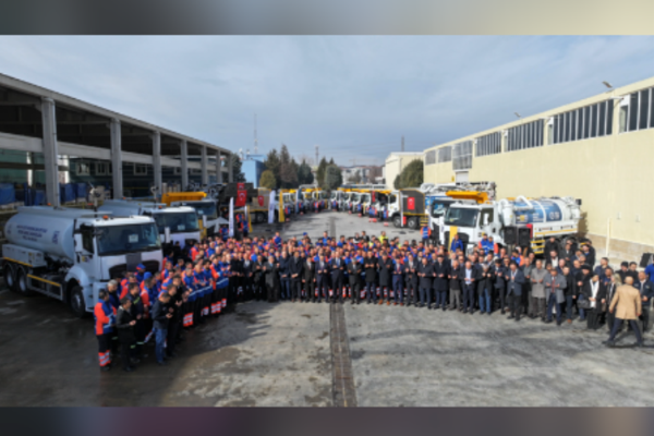 KOSKİ Genel Müdürlüğü araç filosuna kazandırılan 19 yeni aracın tanıtım programı yapıldı