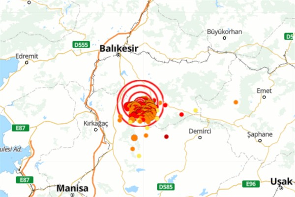 Balıkesir’de 4.4 büyüklüğünde deprem