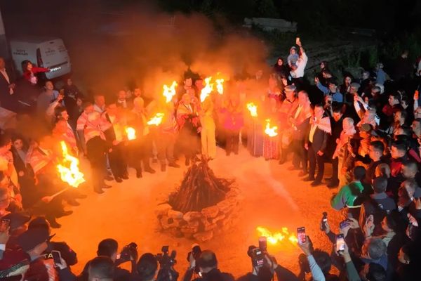 Kumluca’da Yörük Ateşi yakıldı