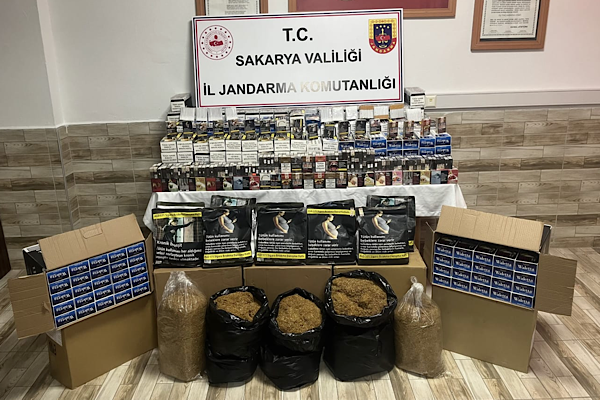  Sakarya’da kaçak tütün operasyonu