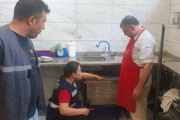 DİSKİ, Bismil'de 44 işletmeyi denetledi