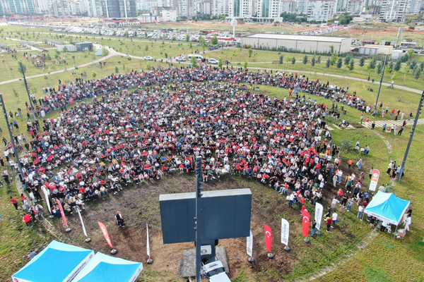 Malatya'da Milli heyecan Yüzüncü Yıl Kent Parkı’nda yaşandı