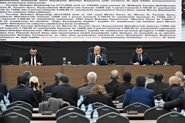 Mersin’de Ocak ayı meclis toplantısının ikinci birleşimi yapıldı