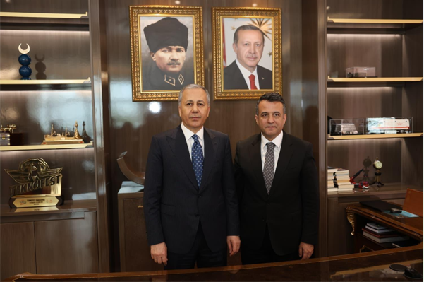 Başkan Doğan, Bakan Yerlikaya'yı ağırladı