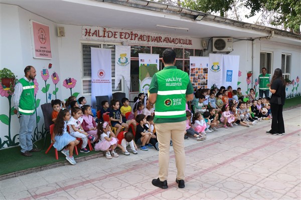 Haliliye Belediyesinden çocuklara farkındalık eğitimi