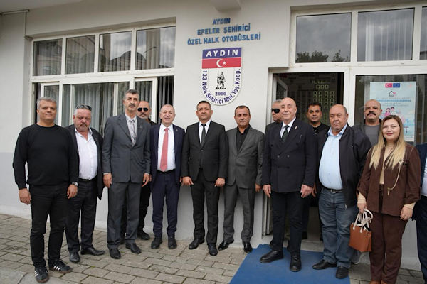 Özdağ, Aydın’da şehir içi taşımacılık kooperatifini ziyaret etti