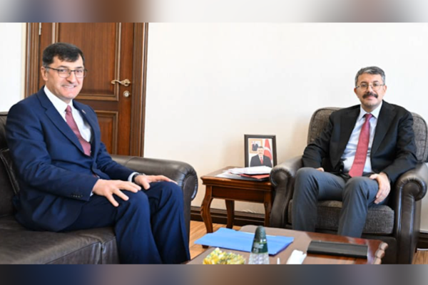 Başkan Kahveci'den İçişleri Bakan Yardımcısı Çelik’e ziyaret