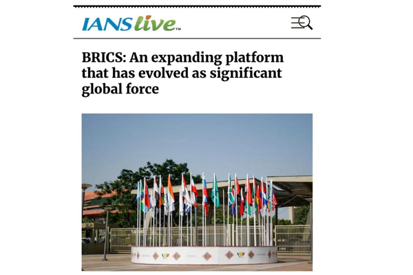 "BRICS, dünyanın çok kutupluluğunu savunan önemli güç oldu"