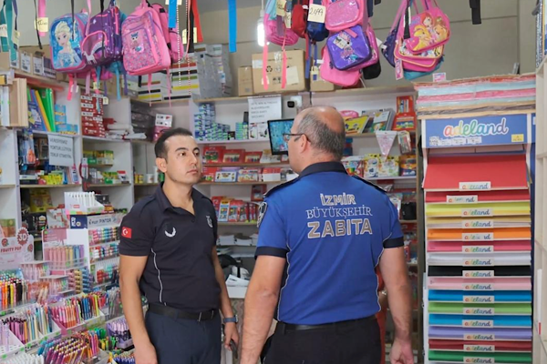 İzmir'den kantin ve kırtasiyelerde hijyen ve etiket denetimi