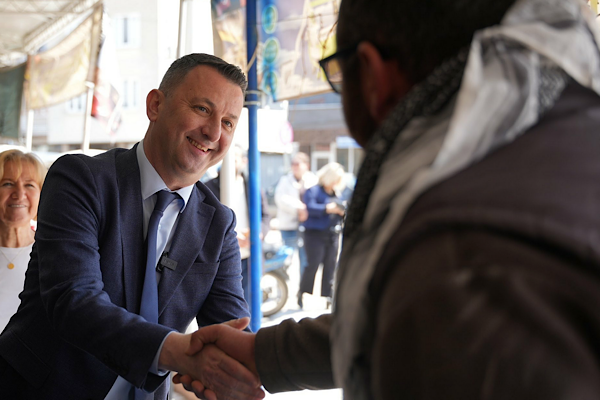 Başkan  Kayserili Beyoba Mahallesi’nde vatandaşlarla buluştu