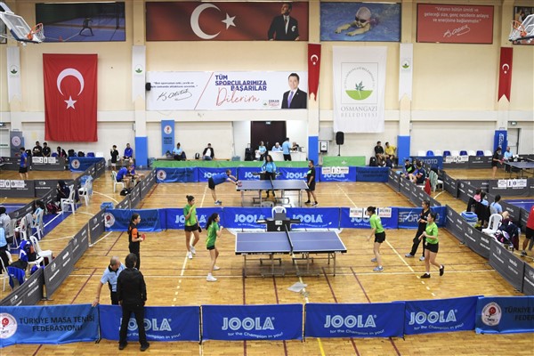 Osmangazi’de Türkiye Masa Tenisi 3. Lig Müsabakaları başladı