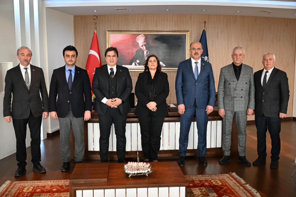 TCDD Genel Müdürlüğünden Başkan Çerçioğlu'na ziyaret